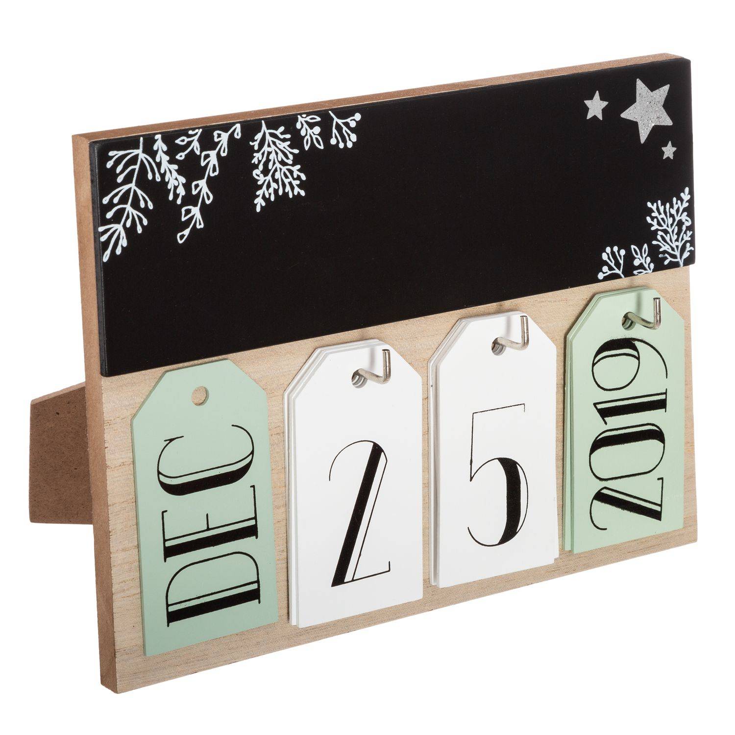 Sans Marque - Calendrier de l'Avent en bois Cadre - Marron - Féérie Lights & Christmas