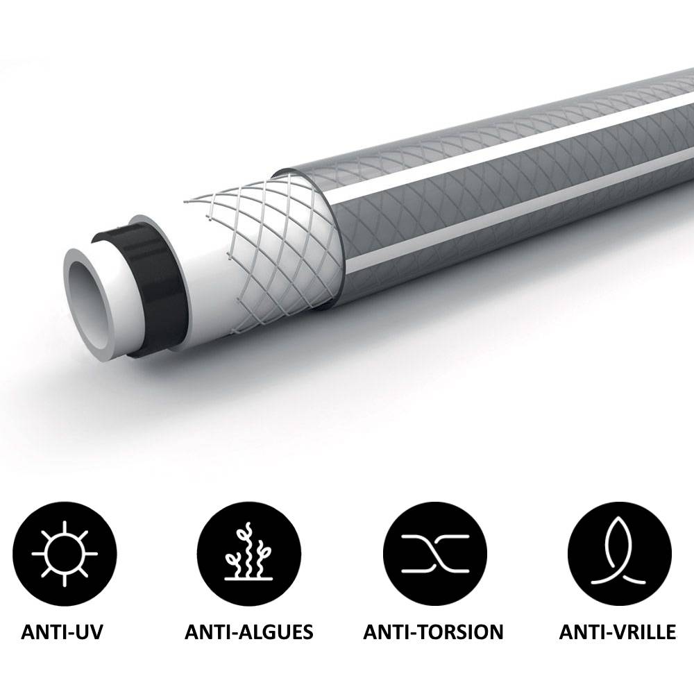 Huggy Tuyaux - Tuyau d'arrosage professionnel 5 couches Ø 19 mm (3/4 pouce) - Longueur 30 mètres - HUGGY TUYAUX - Imagen 2