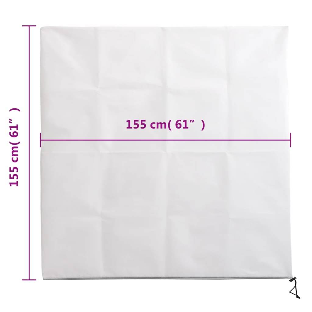 PANGIVO - Housses de protection pour plantes polypropylène blanc 155 x 155 cm, poids:0.87kg - PANGIVO - Image 10