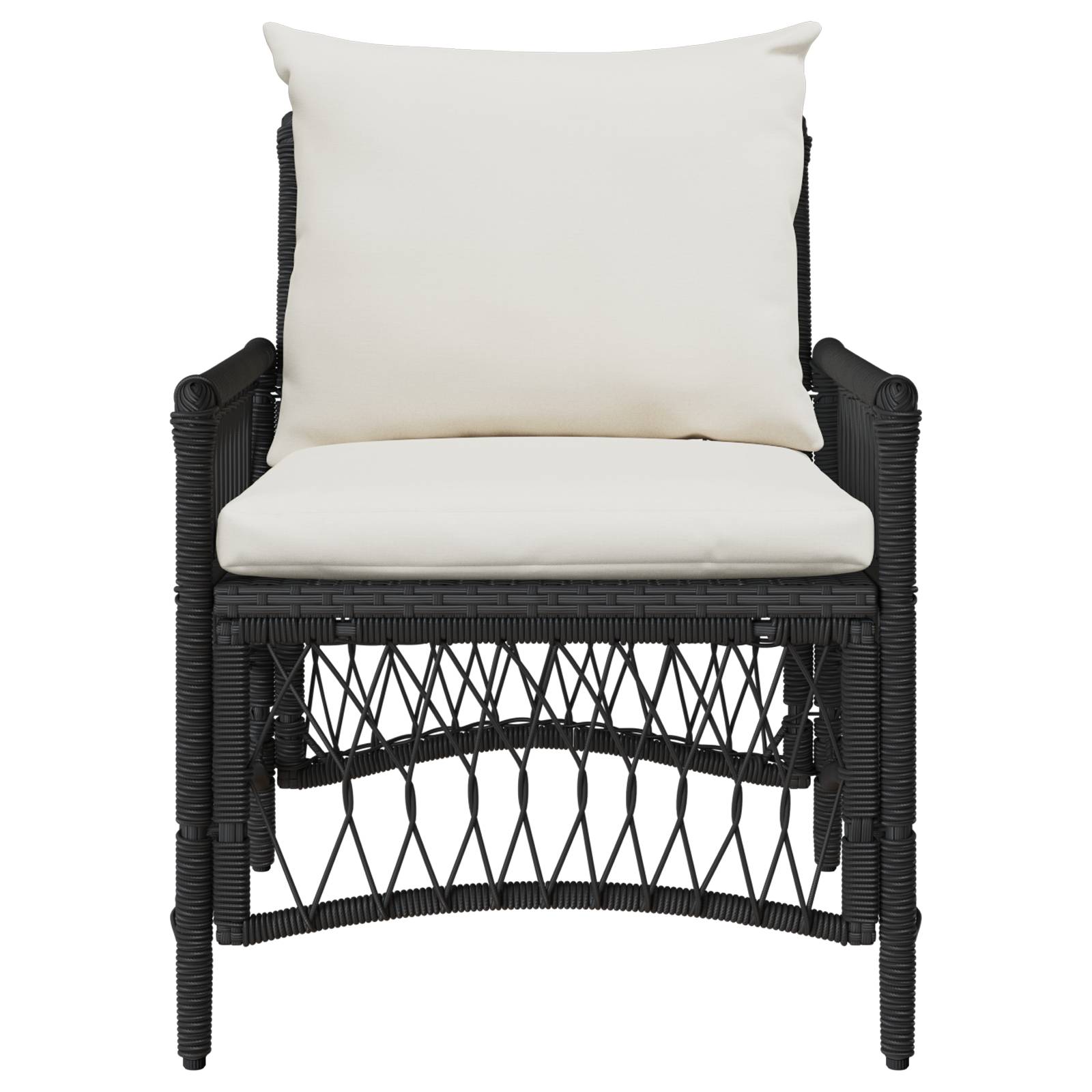 Vidaxl - Chaise de jardin Noir polyrotin vidaXL 42006217 - Image 6