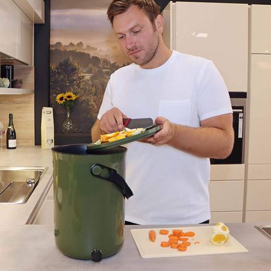 Lot de 2 Bokashi Organko 2 Olive (9,6L) + 1 kg d'Activateur EM-1 - Image 3