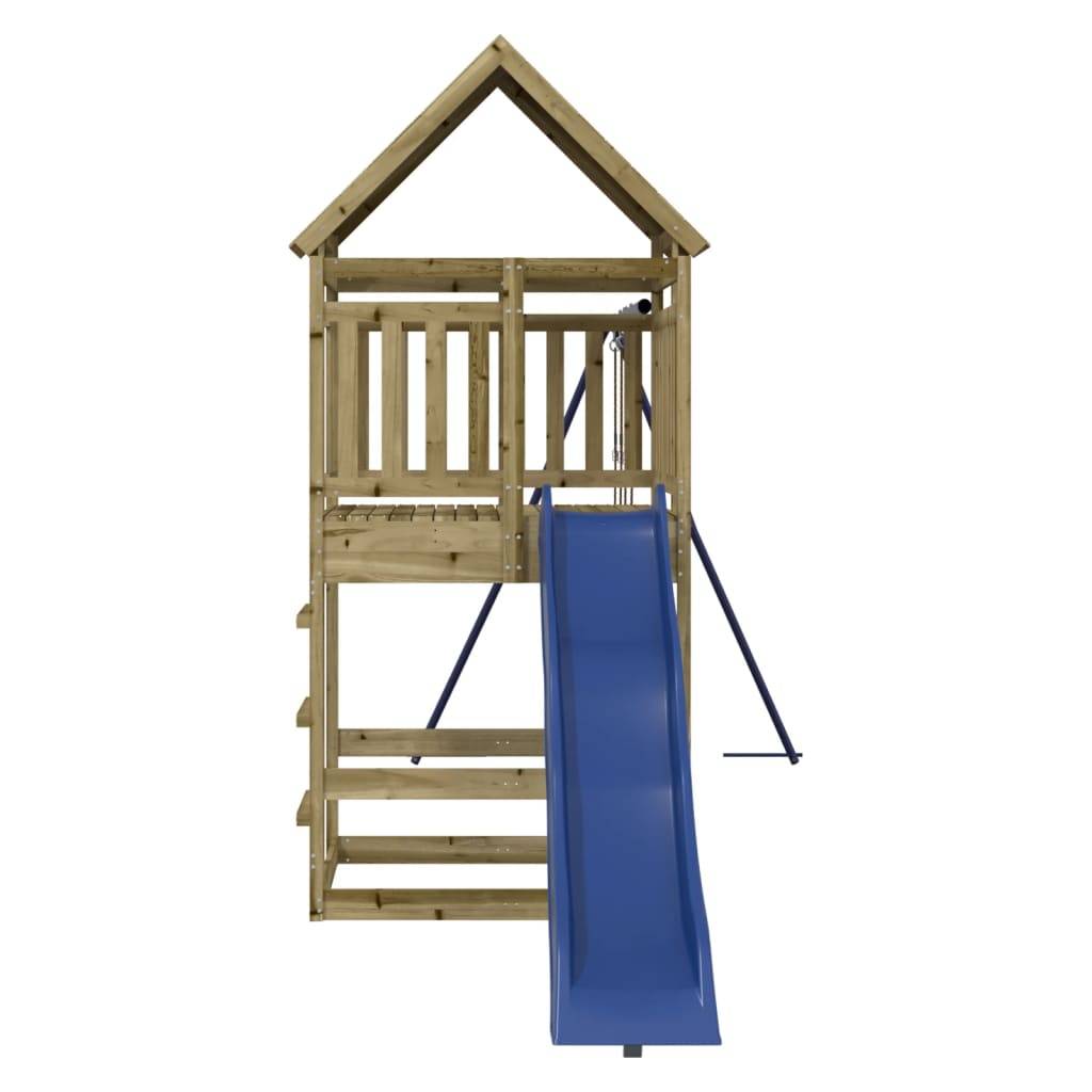 Helloshop26 - Aire de jeux d'extérieur 553 x 206 x 264 cm bois de pin imprégné - Imagen 2