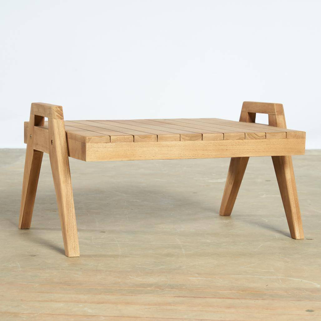 Table basse de jardin en teck massif Axel - Image 3
