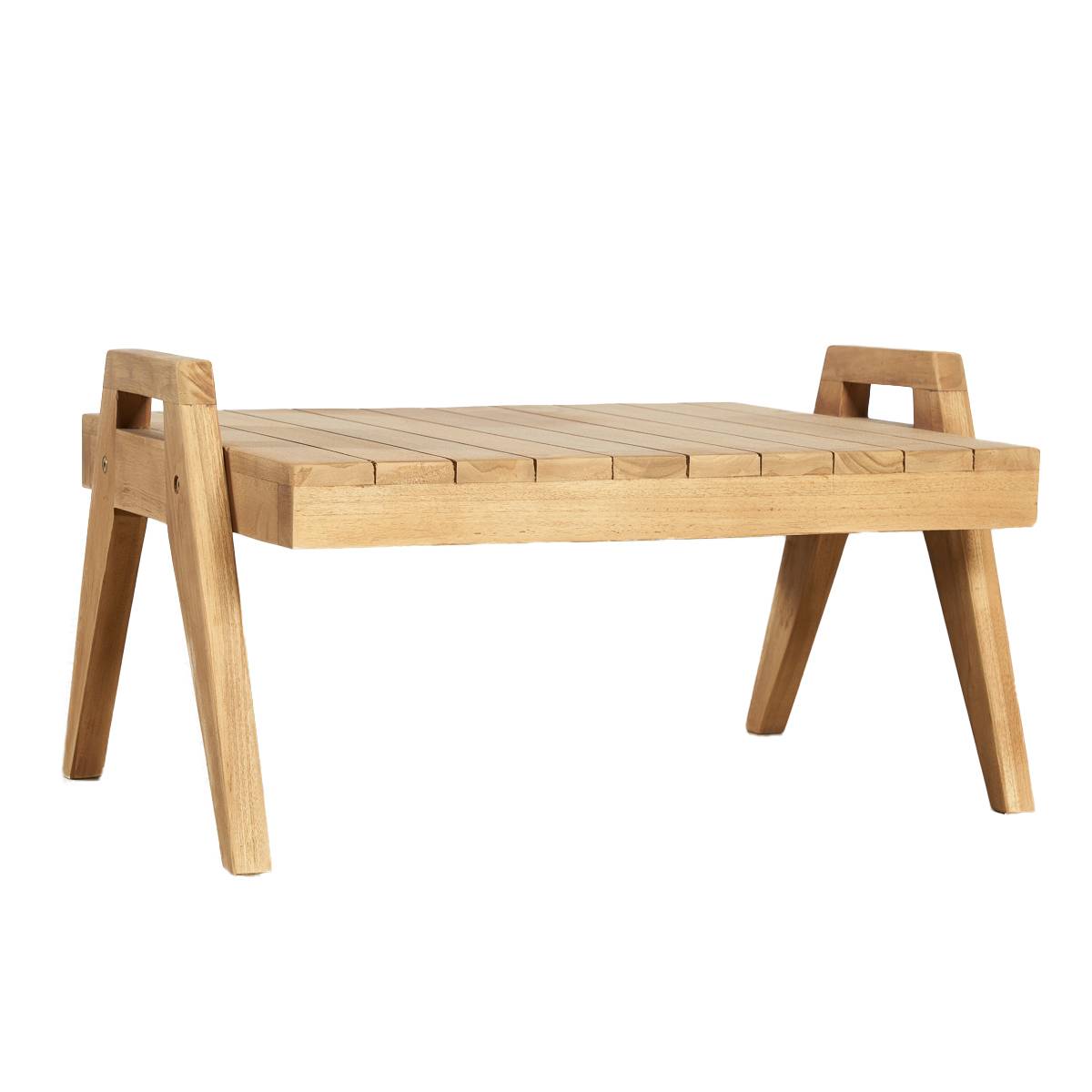 Table basse de jardin en teck massif Axel - Image 1