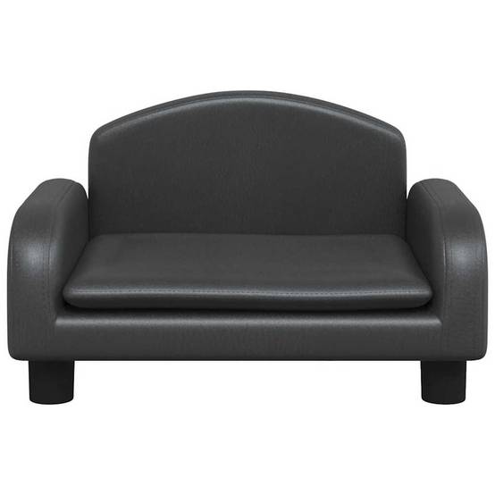 Canapé pour petit chien en similicuir facile à nettoyer salon Noir 50cm – ComfortXL Pet Living - Image 3