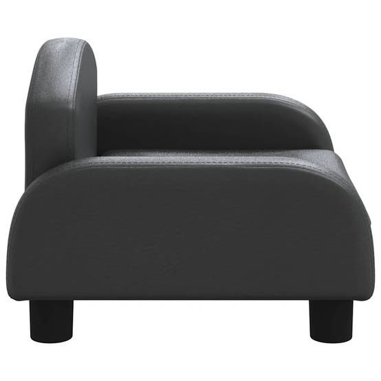 Canapé pour petit chien en similicuir facile à nettoyer salon Noir 50cm – ComfortXL Pet Living - Image 4