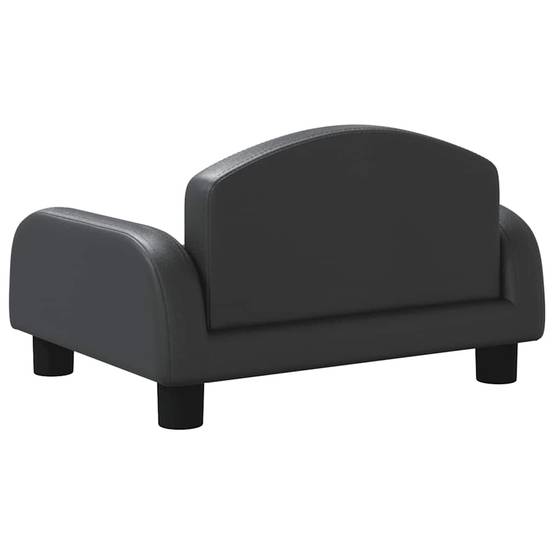 Canapé pour petit chien en similicuir facile à nettoyer salon Noir 50cm – ComfortXL Pet Living - Image 5