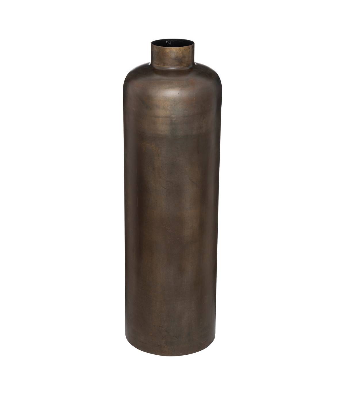Grand Vase en Métal Doré patiné style Antique  H 78 cm - Imagen 1