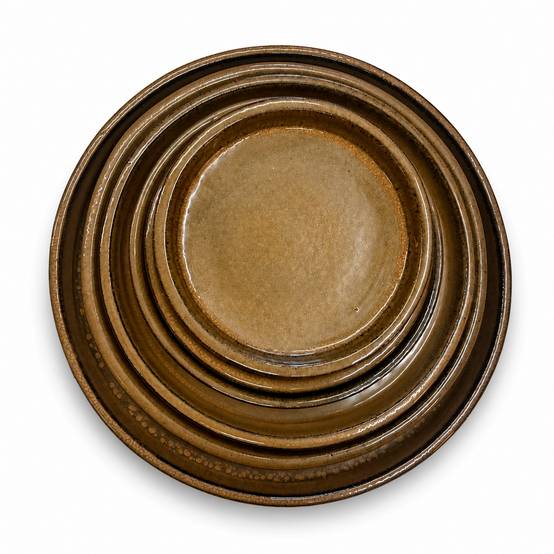 Provencelia - Soucoupe ronde 28cm miel ambré - Image 2