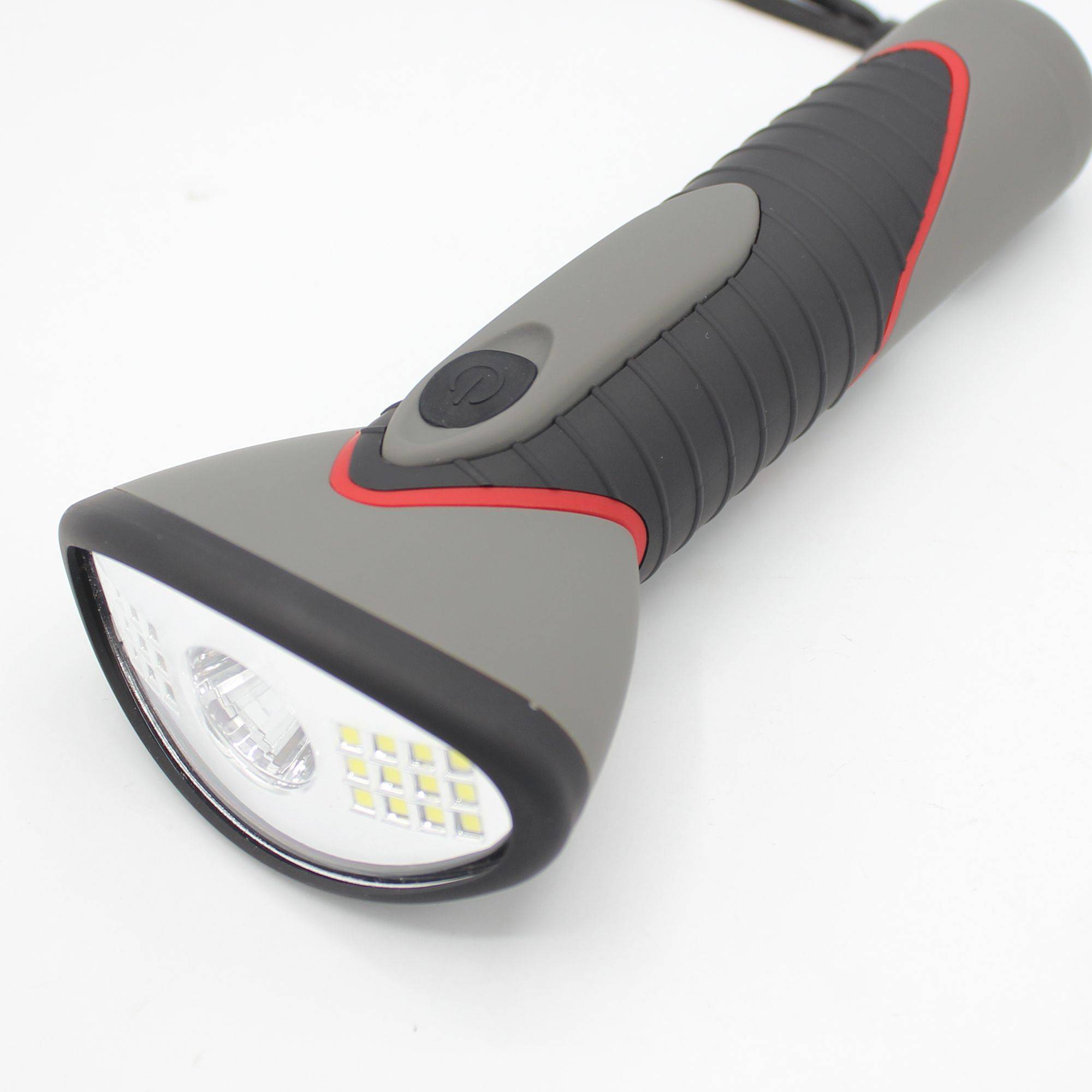 Lampe Torche Focus & Wide - LED Centrale 24 LEDs 4 Modes Soft Touch Portée 30 m - Image 4