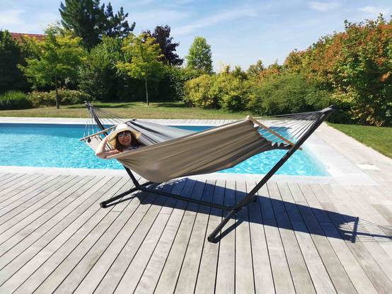 Jobek - Set METALIK GRAPHIK 300x140x95 cm Anthracite Taupe 140x200 certifié FSC 100% JOBEK - Image 4
