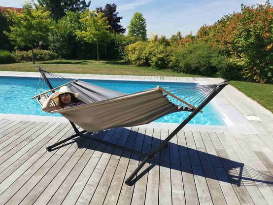 Jobek - Set METALIK GRAPHIK 300x140x95 cm Anthracite Taupe 140x200 certifié FSC 100% JOBEK - Image 3