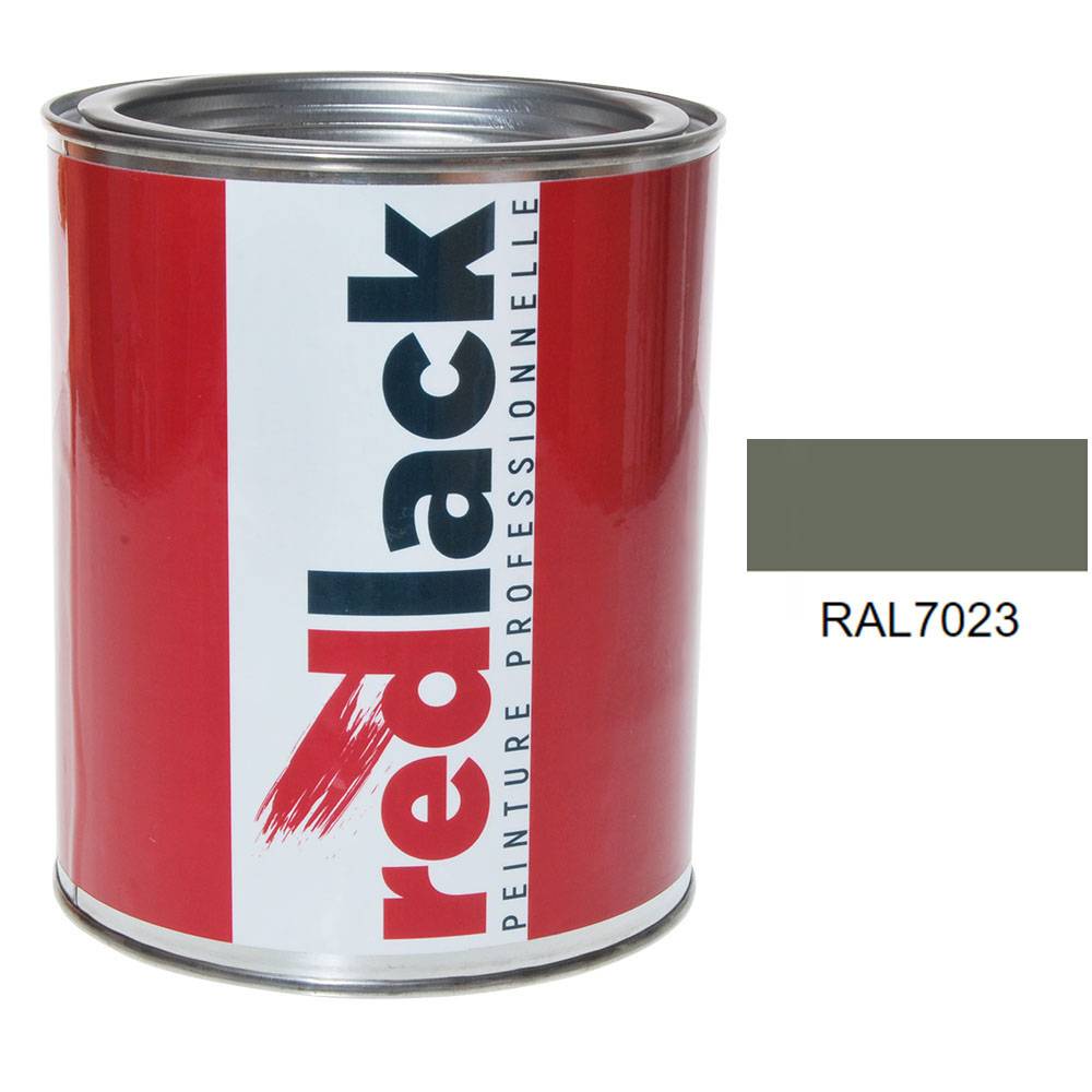 Peinture Gris béton RAL 7023 Brillant multisupport 1L Redlack - Imagen 1