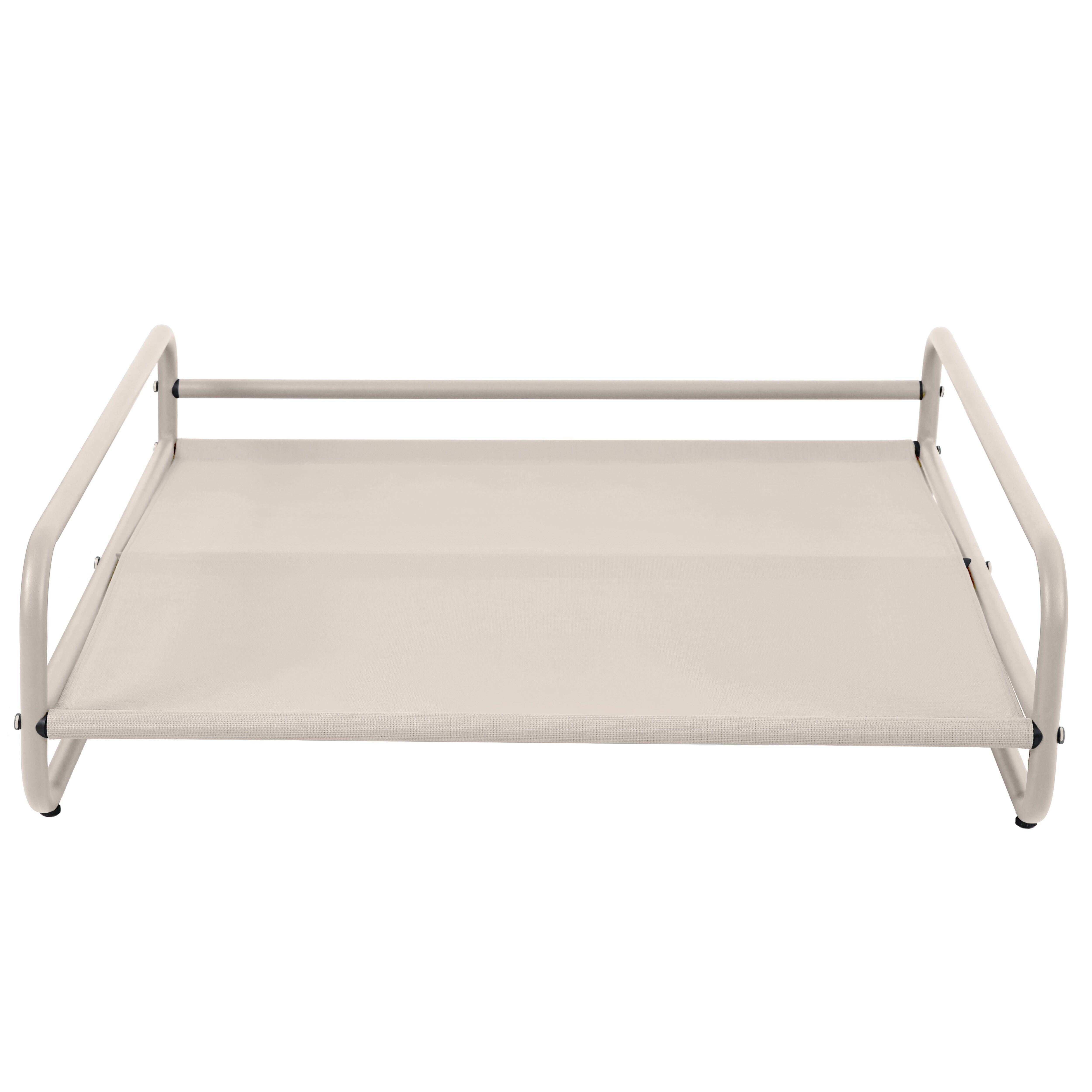 Oviala - Structure pour fauteuil et pouf de salon de jardin modulable beige Mixi - Oviala - Image 3
