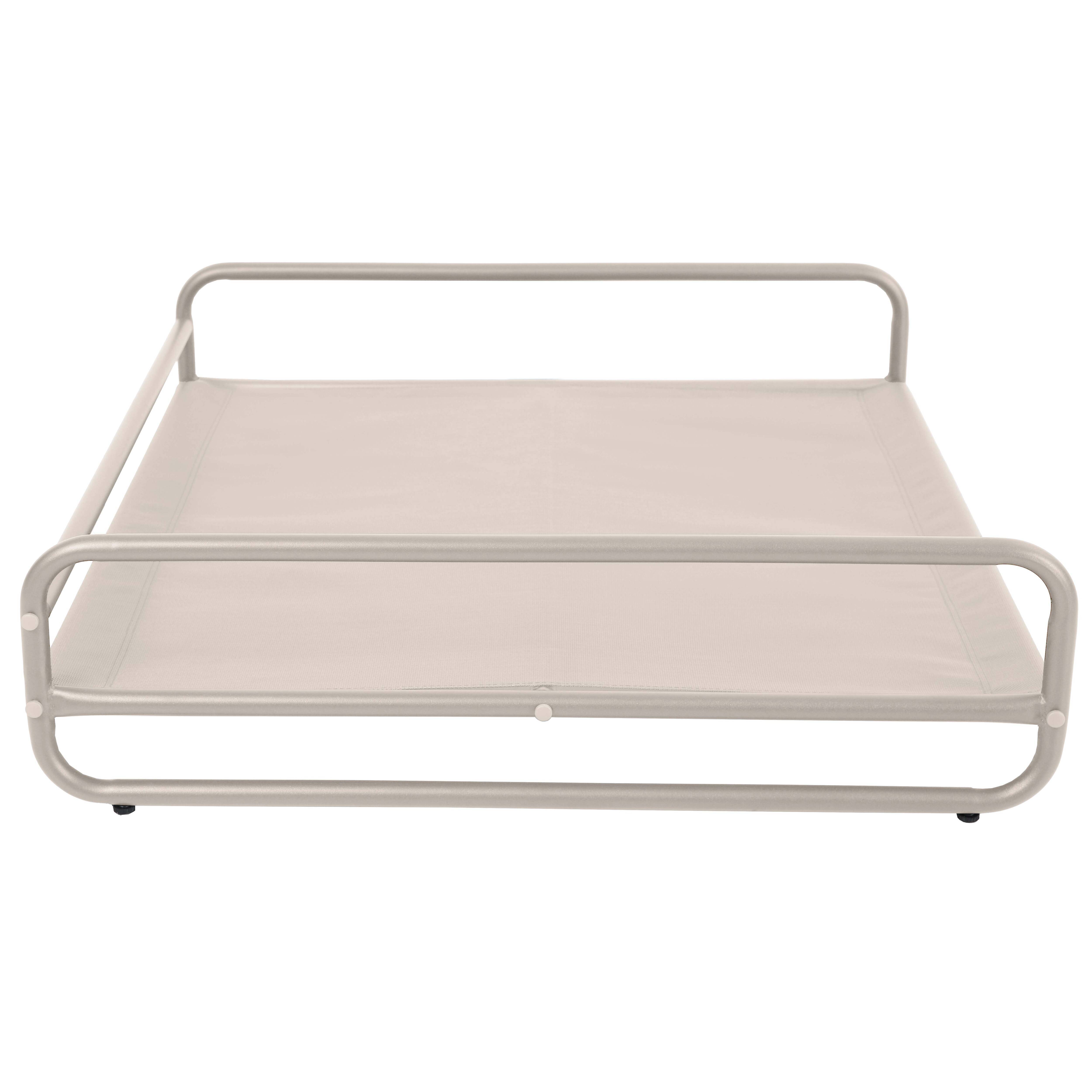 Oviala - Structure pour fauteuil et pouf de salon de jardin modulable beige Mixi - Oviala - Image 1