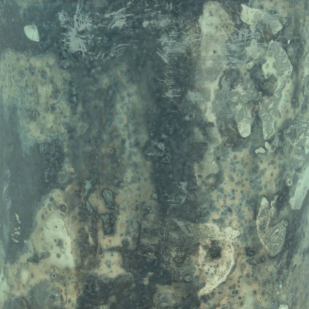 Aubry Gaspard - Photophore en verre oxydé turquoise (Lot de 2) - Imagen 3