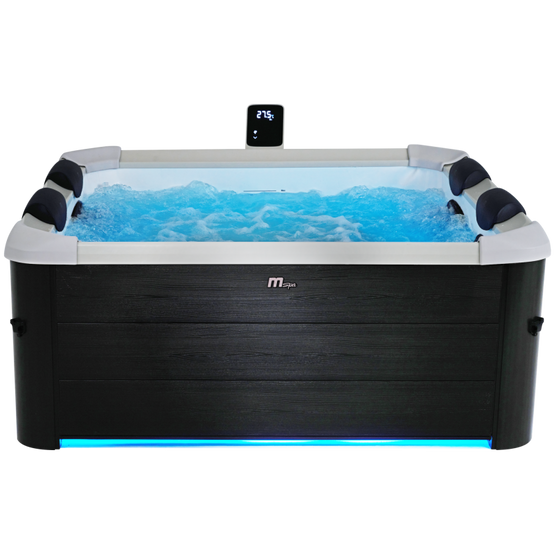 Spa Gonflable Rigide Connecté Carré 6 Places 850L Bande LED – MSpa Oslo - Image 1