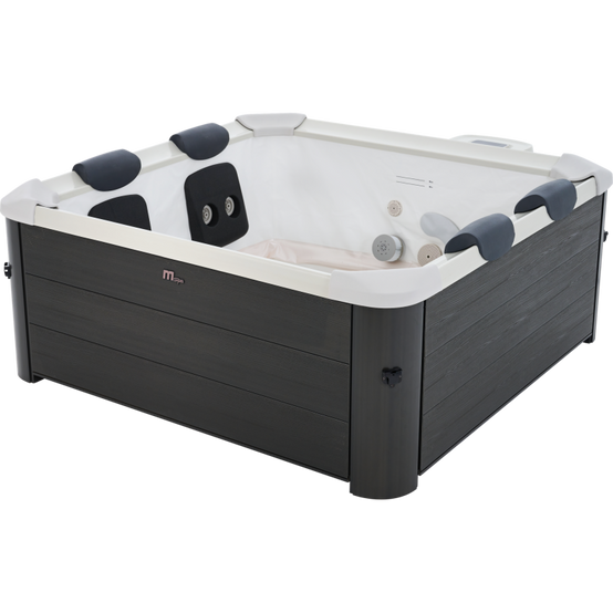 Spa Gonflable Rigide Connecté Carré 6 Places 850L Bande LED – MSpa Oslo - Image 2