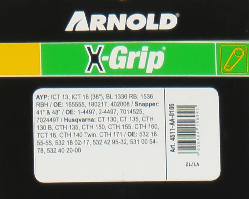 Arnold - Courroie hexagonale X-Grip de type AA 105 Arnold - Imagen 3