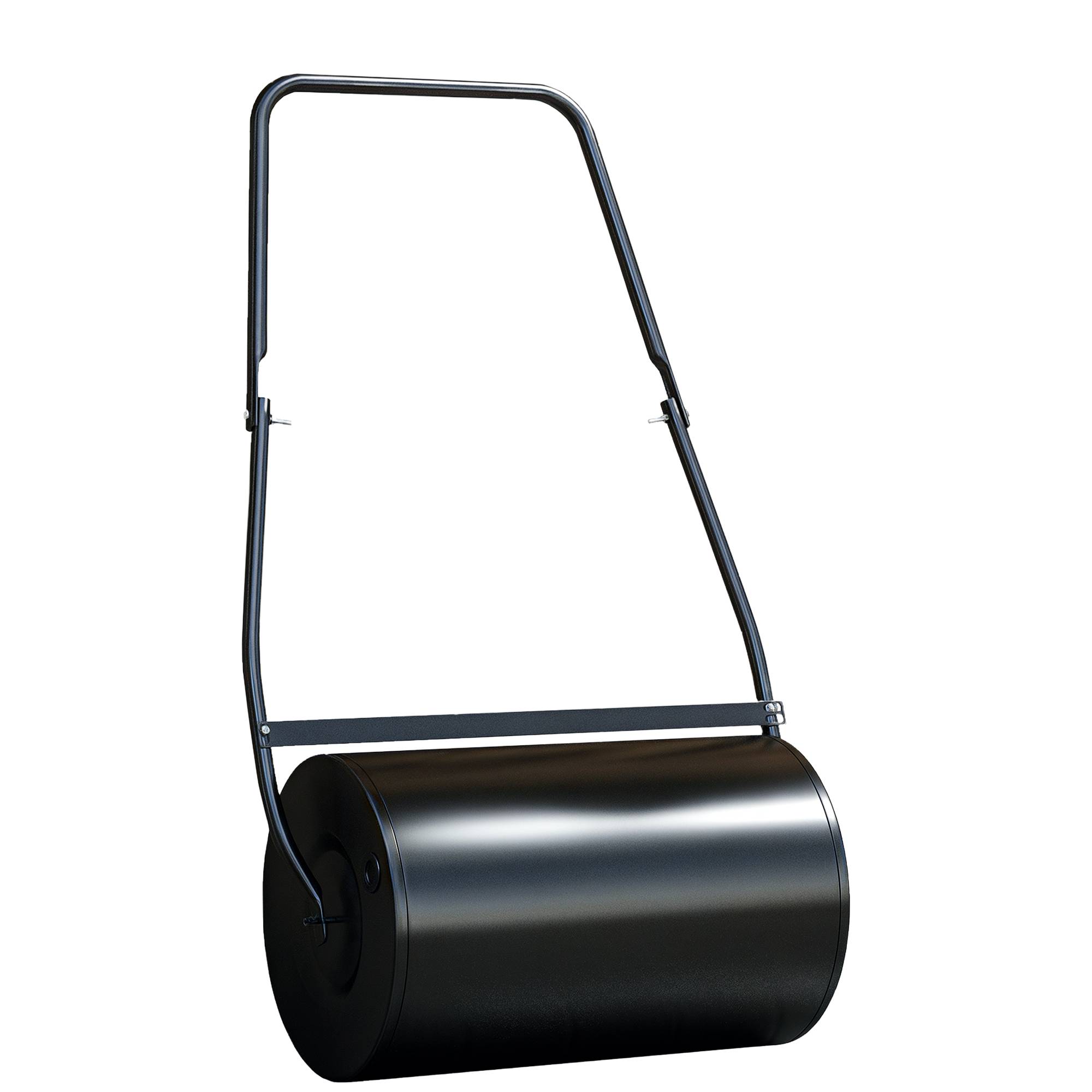 ComfortXL - Rouleau à gazon acier 38 L noir jardin terrain semis remplissage eau ou sable - ComfortXL Outdoor Living