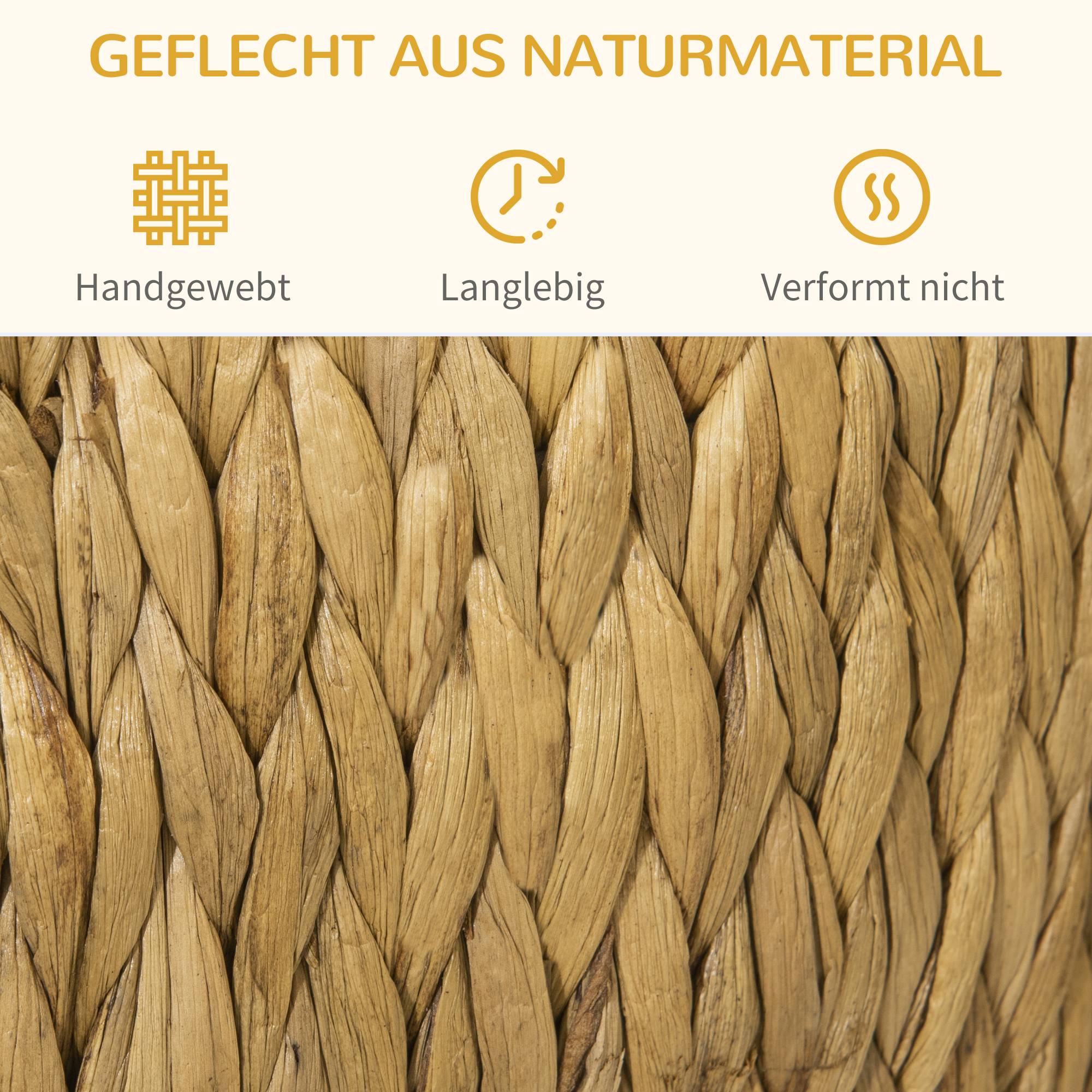 Niche chat jacinthe d'eau coussin lavable 44x43x42 cm brun clair+bois naturel+gris - Image 7
