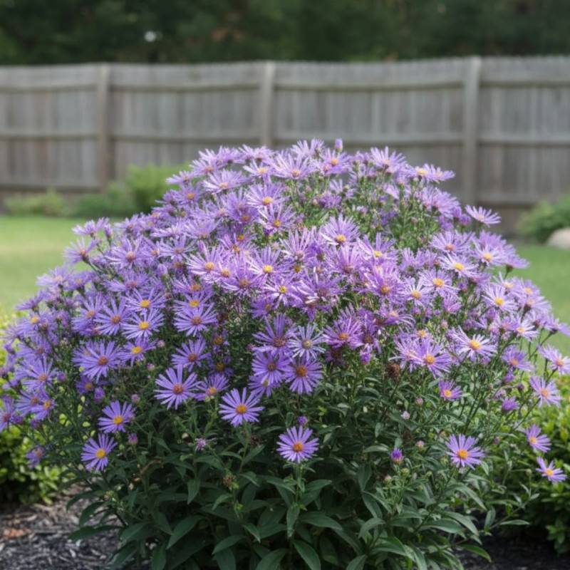 Aster d'été Veilchenkönigin à fleurs Violette/ - feuillage Caduc - Godet - 5/20 cm - Imagen 1
