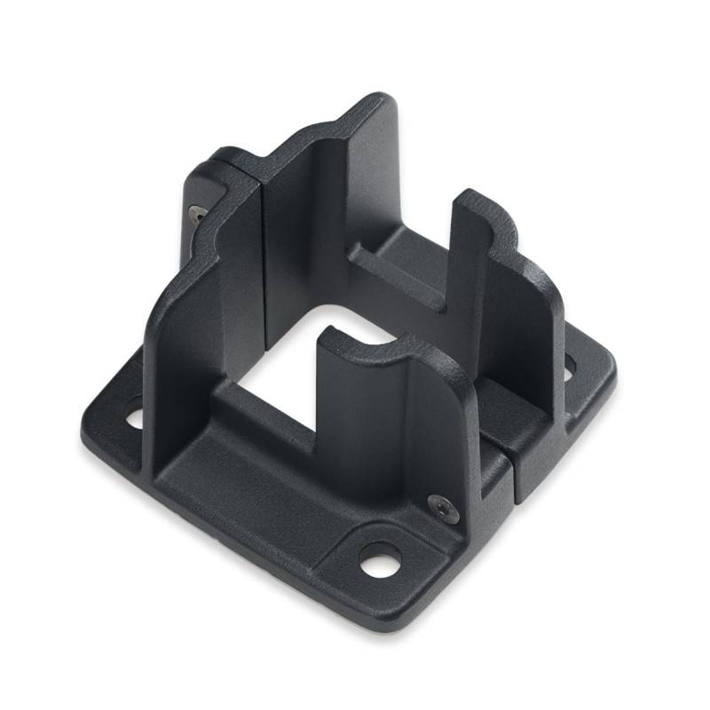 Kit clôture composite et aluminium sur platine L12.6m x H1m gris quartz - Easy Clôture - Image 4