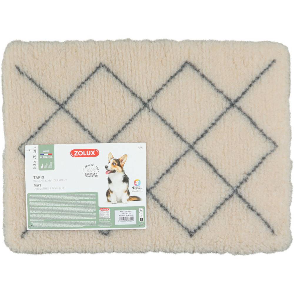 Zolux - Tapis isolants pour chiens 50 x 70 cm beige. - Image 3