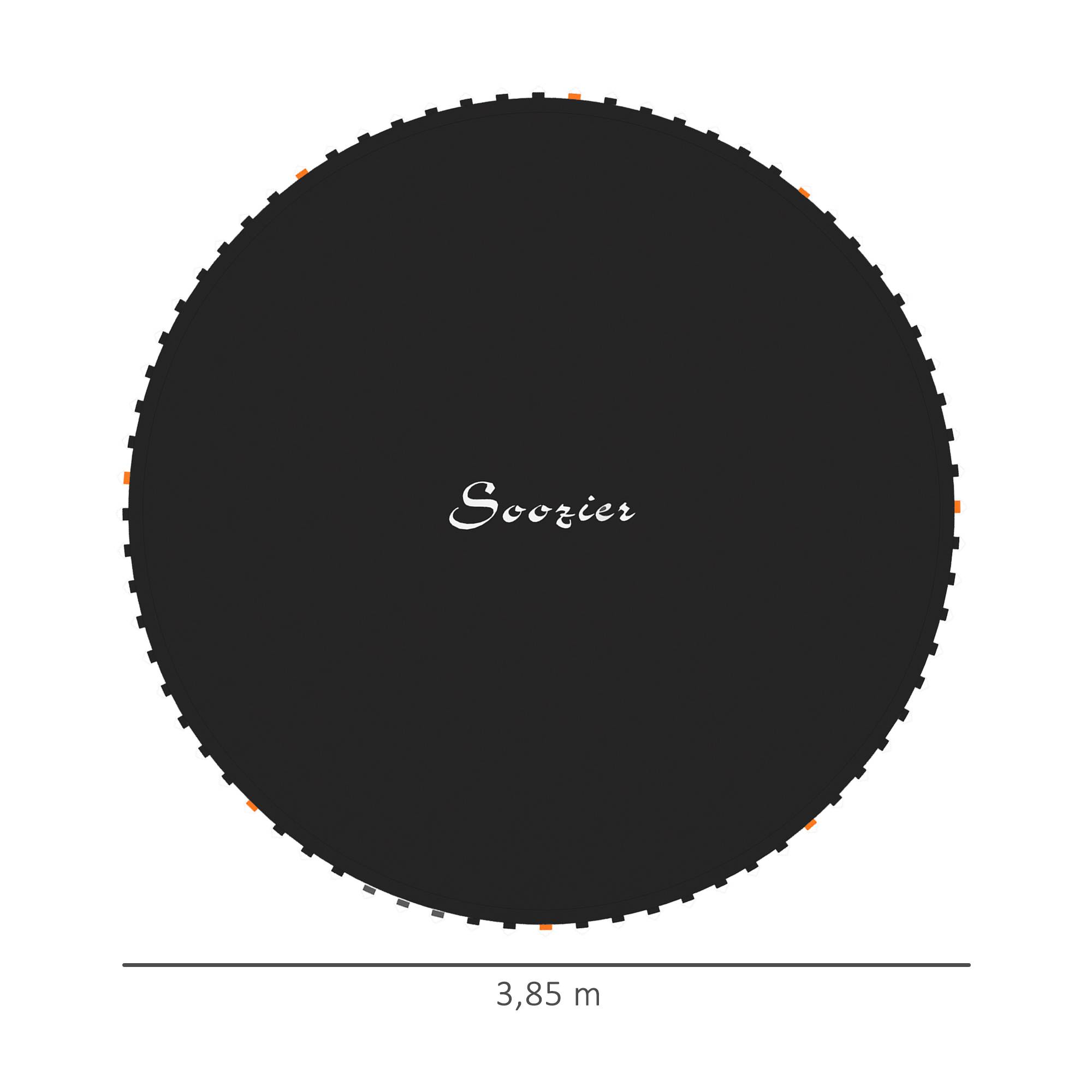Sportnow - Tapis de rechange trampoline Ø 4,3 m ressorts 14 cm outil 80 crochets en V inclus - SPORTNOW - Imagen 3