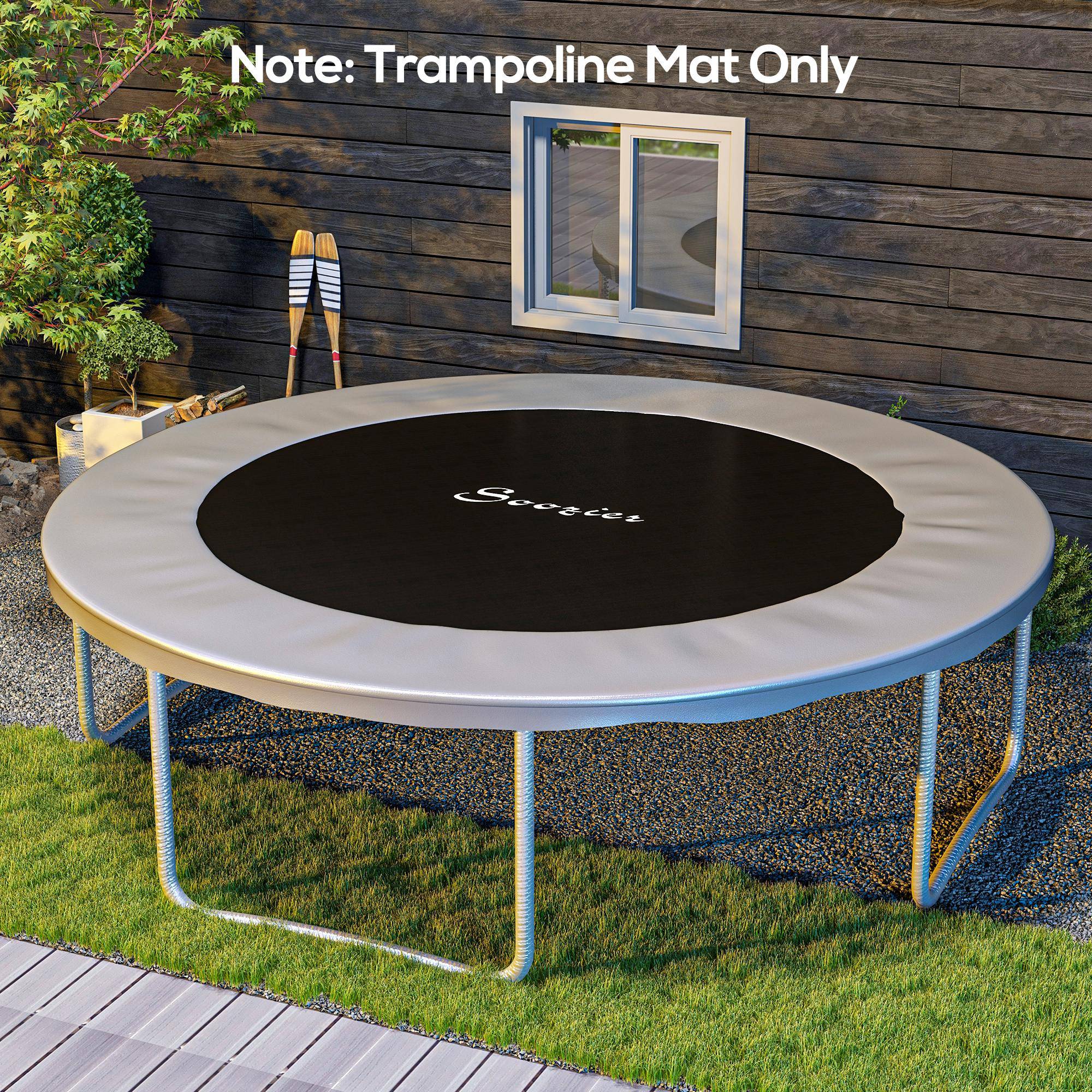 Sportnow - Tapis de rechange trampoline Ø 4,3 m ressorts 14 cm outil 80 crochets en V inclus - SPORTNOW - Imagen 2