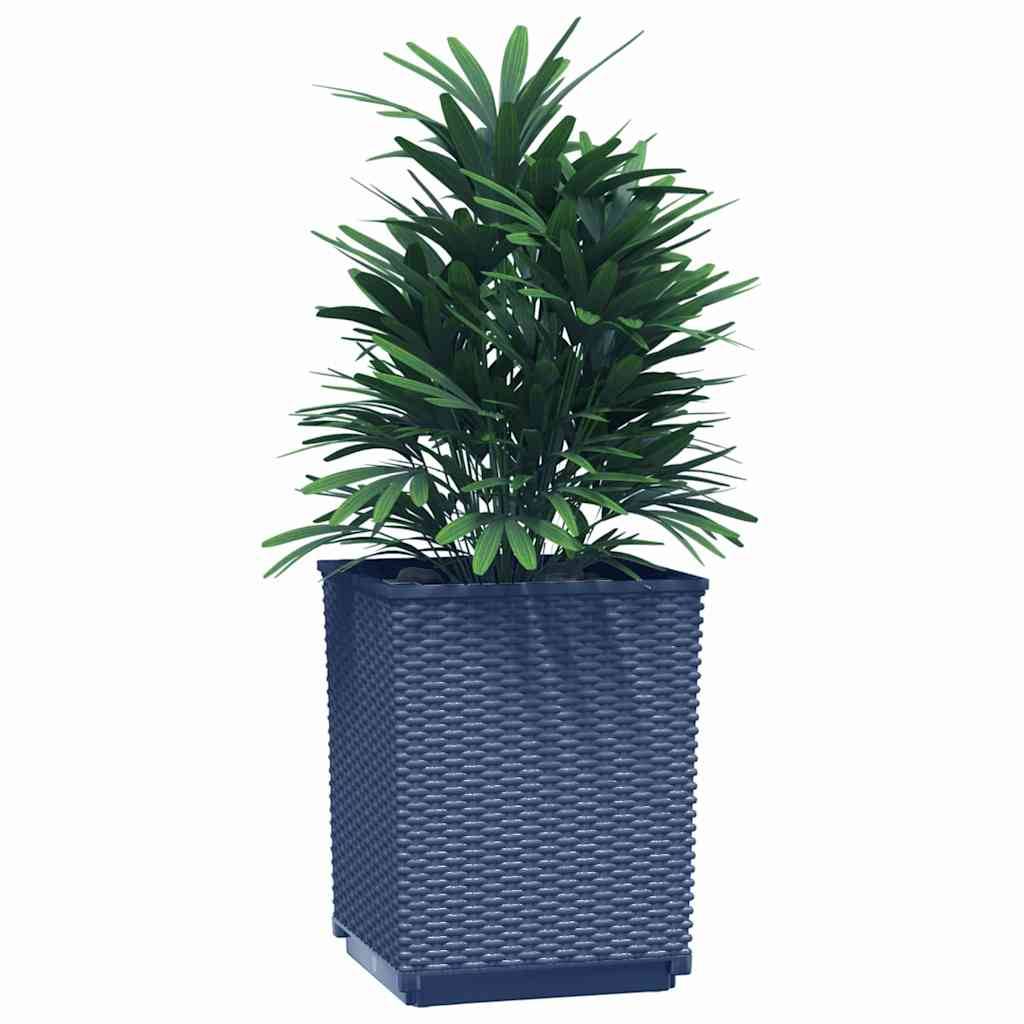 Jardinières en Polypropylène Bleu Gris 30 x 30 x 37 cm - PANGIVO - Image 3