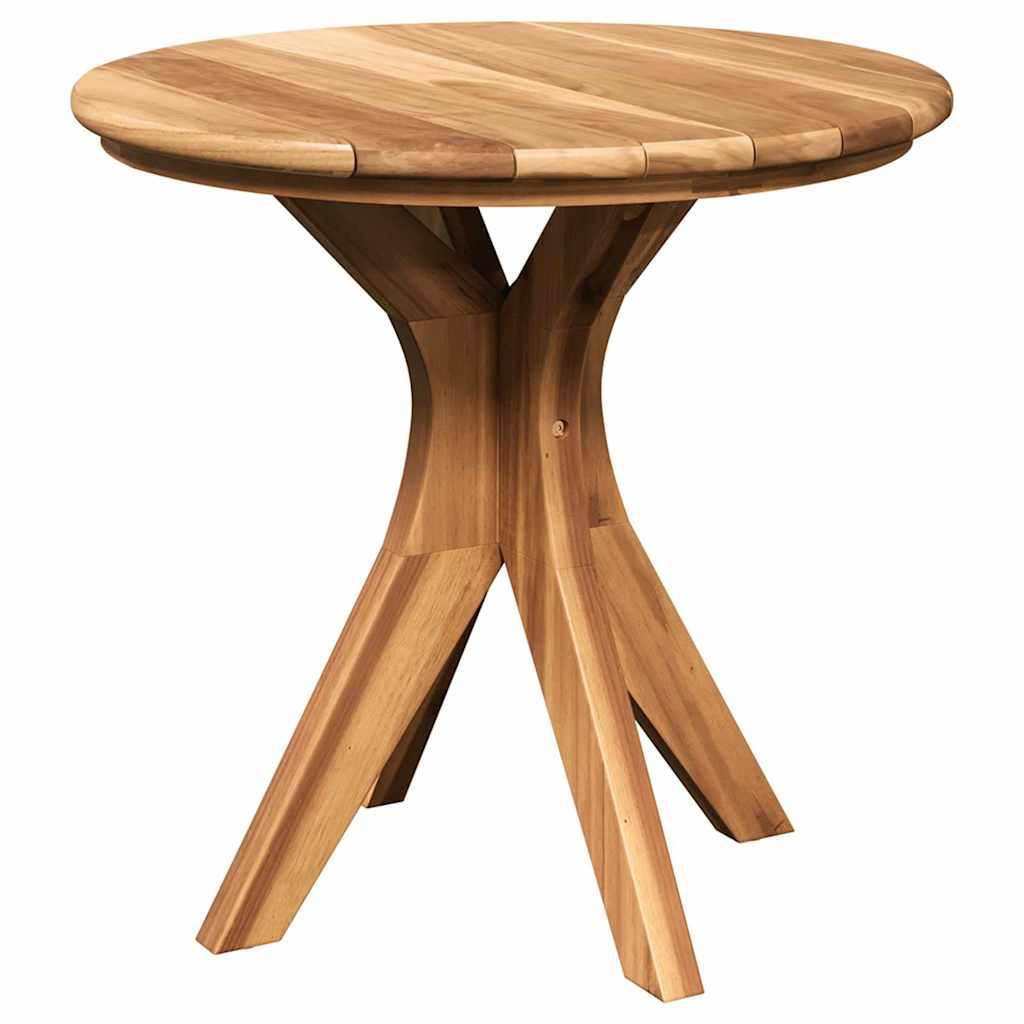 ComfortXL - Table d'Appoint de Jardin Ronde Ø55cm en Bois de Teck Massif, Table d'Extérieur pour Balcon, Terrasse et Patio – ComfortXL Outdoor Living - Image 2