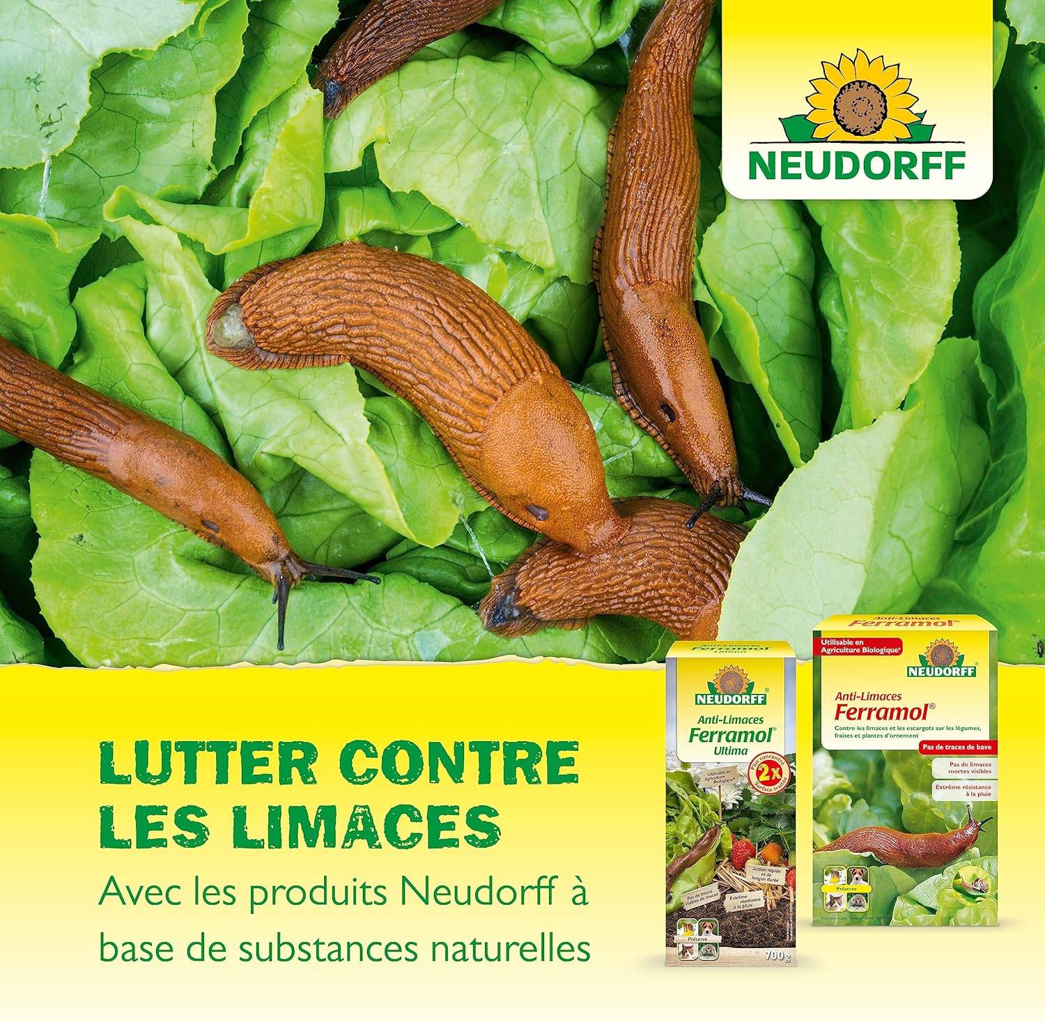 NEUDORFF - Anti-Limaces Ferramol | Protection contre les escargots dans jardin et potager. Approprié pour l'agriculture biologique et sans danger - Image 7