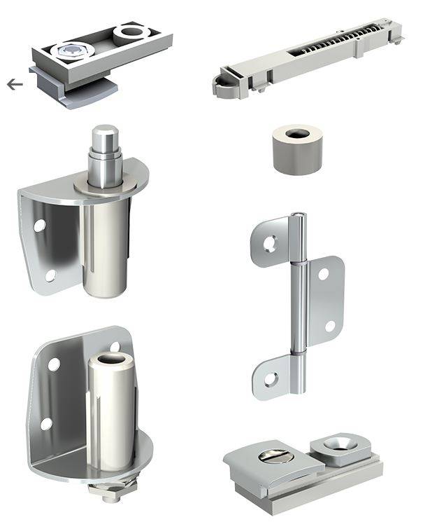 Garniture 5305 MANTION pour porte pliante - 5305