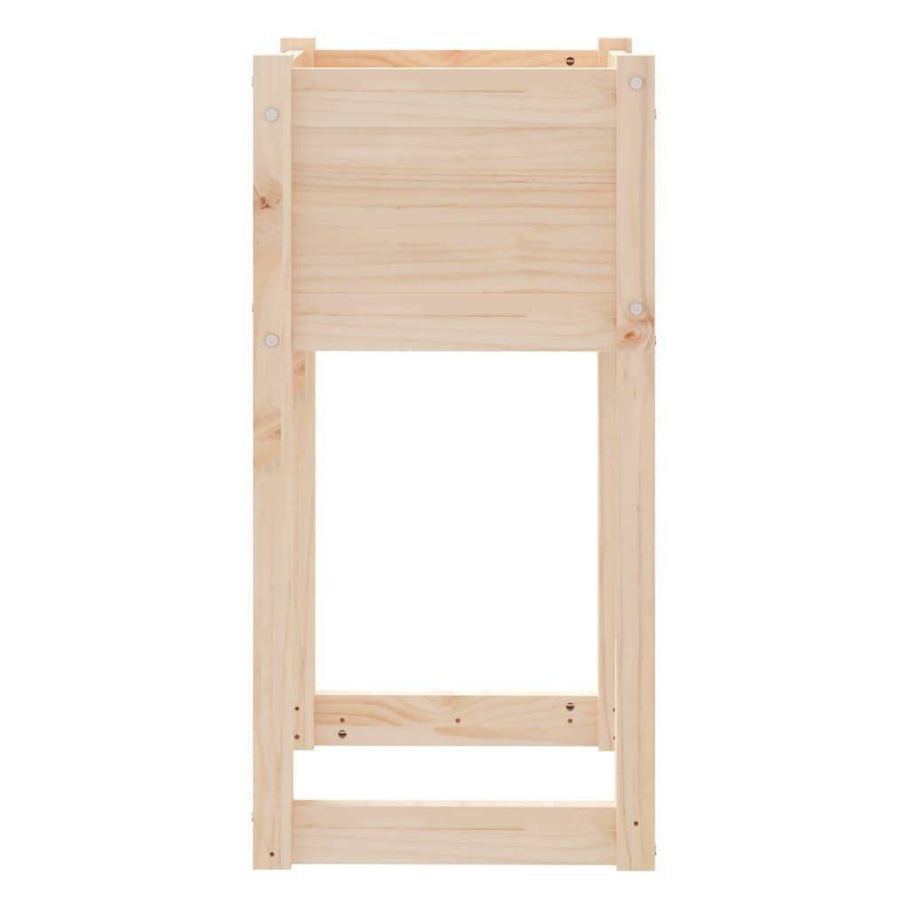 Jardinière - Bac à fleurs - Pot de fleurs 40x40x81 cm Bois massif de pin - Image 5