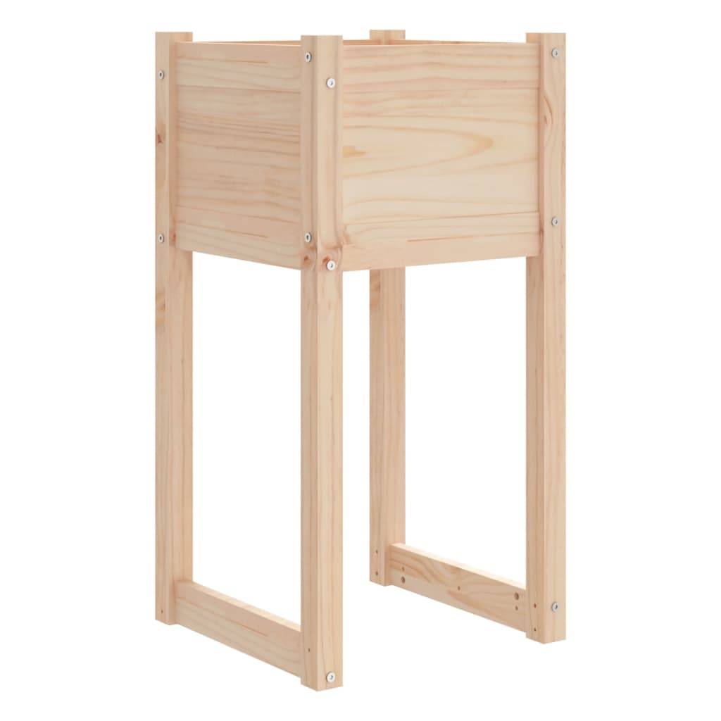 Jardinière - Bac à fleurs - Pot de fleurs 40x40x81 cm Bois massif de pin - Image 1