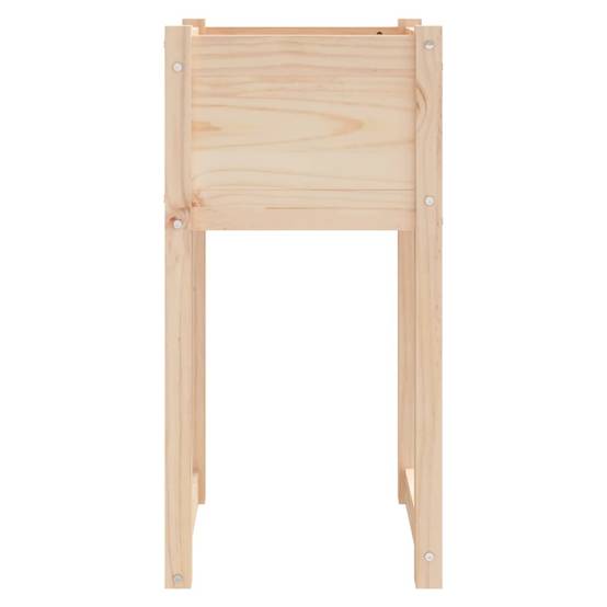 Jardinière - Bac à fleurs - Pot de fleurs 40x40x81 cm Bois massif de pin - Image 4