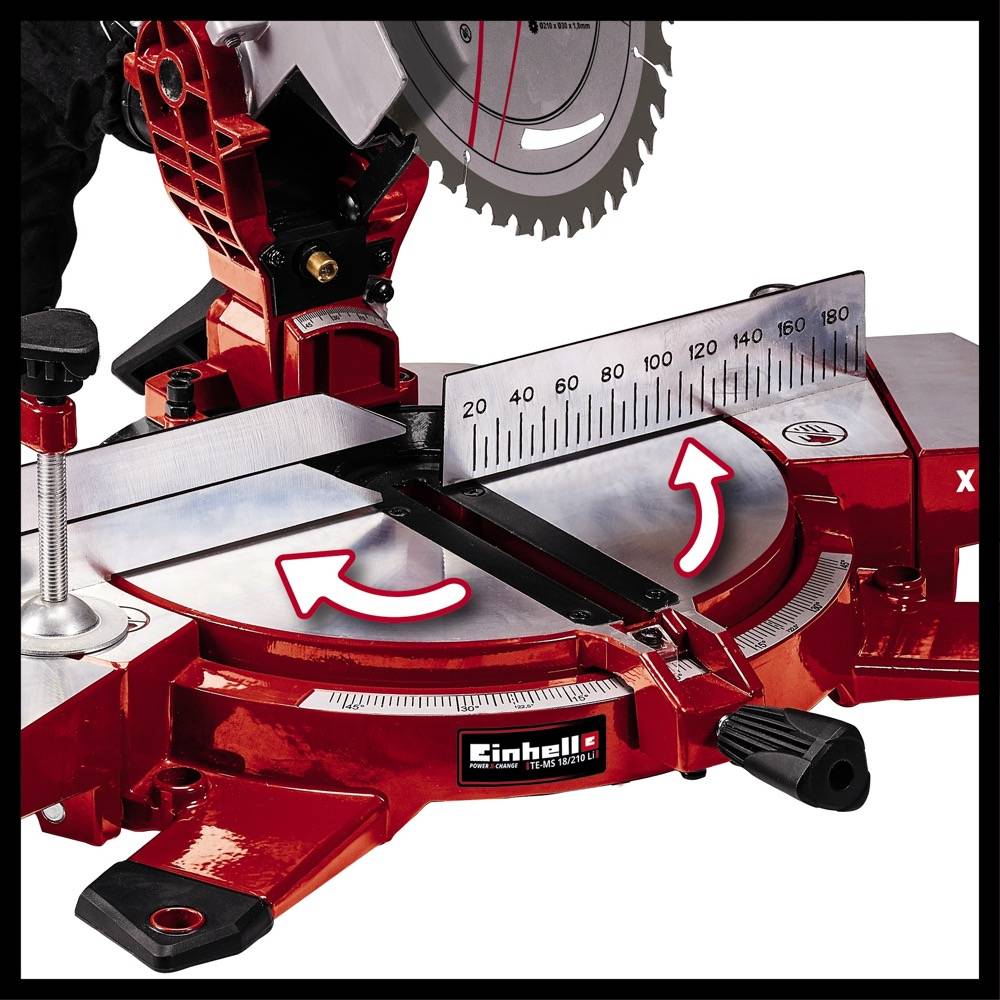 Einhell - Scie à onglet sans fil TE-MS 18/210 Li - Solo (sans batterie ni chargeur) Einhell - Image 2