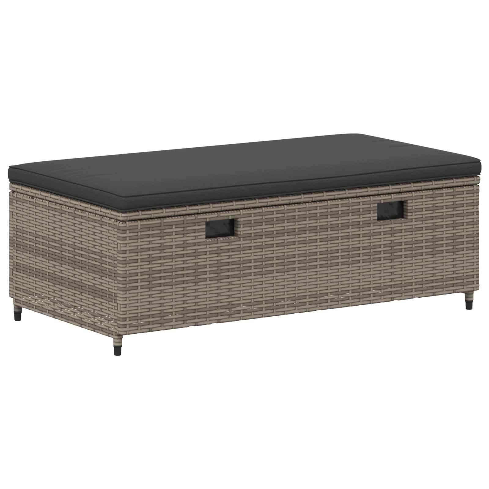 Ensemble de canapés de jardin résine tressée et acier gris 110 x 57 x 73 cm - PANGIVO - Image 6