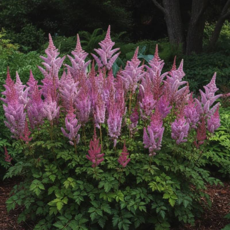 Astilbe de Chine Purpurlanze à fleurs Rose/ - feuillage Caduc - Godet - 5/20 cm - Imagen 1