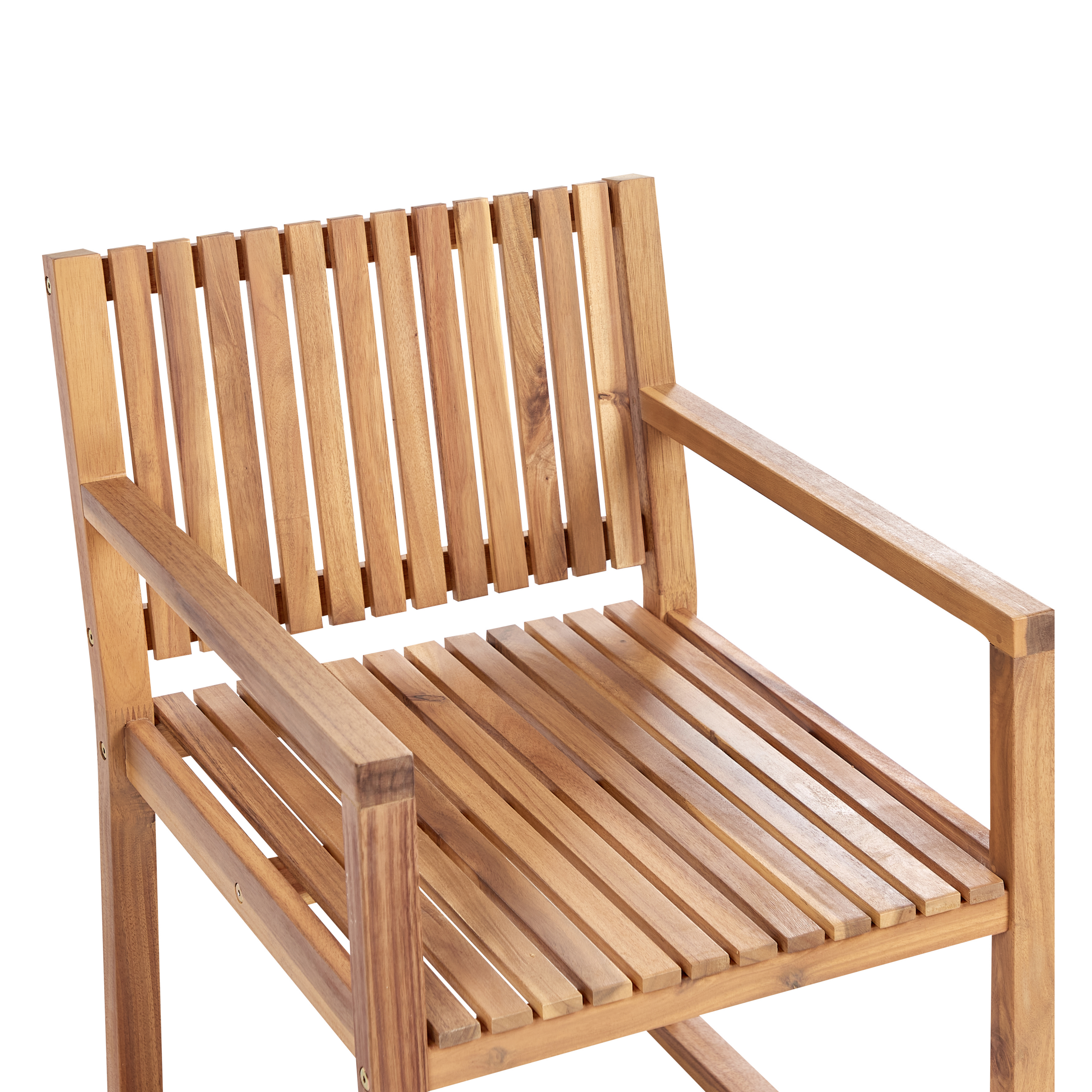 Beliani - Lot de 8 Chaises de Jardin avec Coussins Taupe en Bois d'Acacia Certifié Style Rustique - Imagen 9