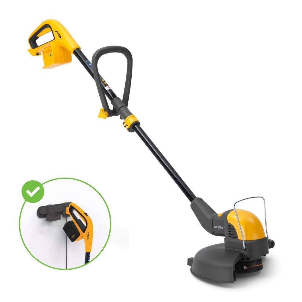 Stiga - Coupe-bordures sans fil GT 300e, Technologie 2x20 V, Largeur 30 cm avec tête pivotante 90° et double fil auto-alimenté - STIGA - Image 1