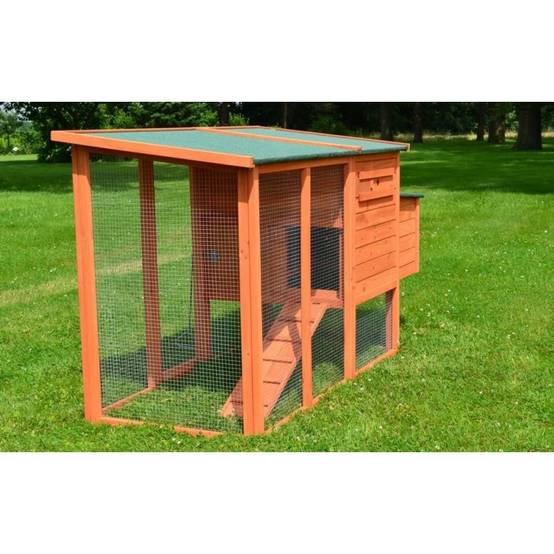 Poulailler 3/6 poules cage canard 2 perchoir 182x75x103 cm Modele 131 XXL - Image 4