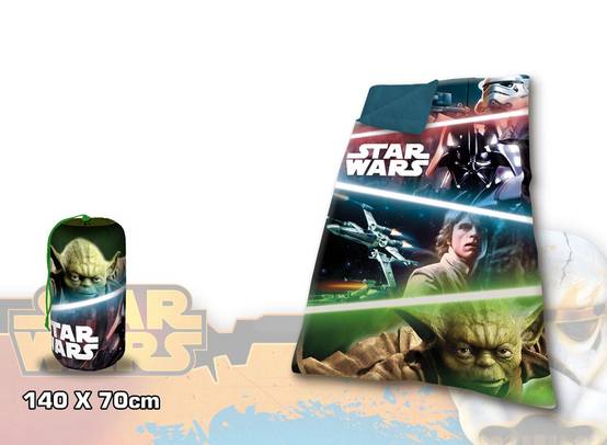 Sac de couchage enfant Star Wars - Housse de transport inclus - Disney