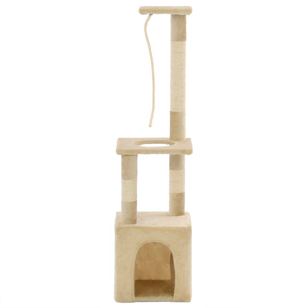 Vidaxl - Arbre à chat avec griffoirs en sisal 109 cm Beige vidaXL 170604 - Imagen 2