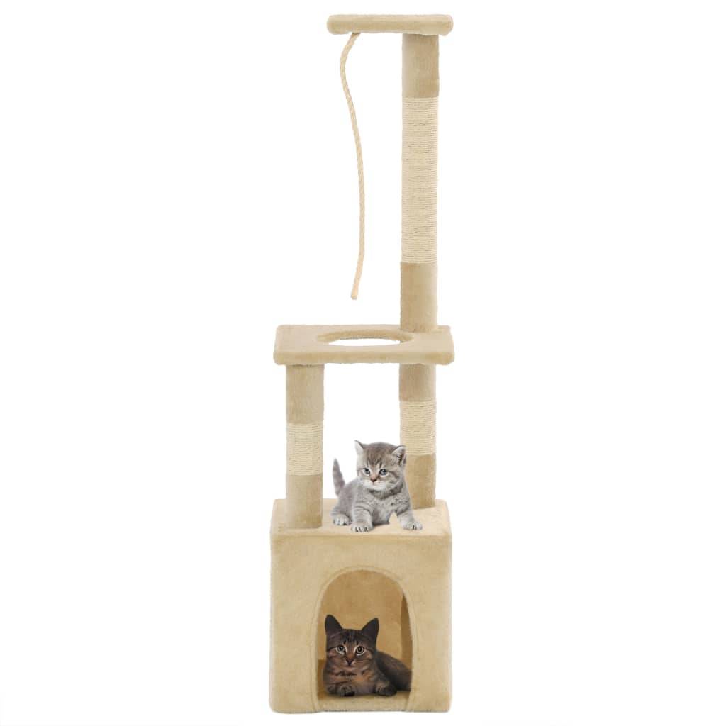 Vidaxl - Arbre à chat avec griffoirs en sisal 109 cm Beige vidaXL 170604 - Imagen 1