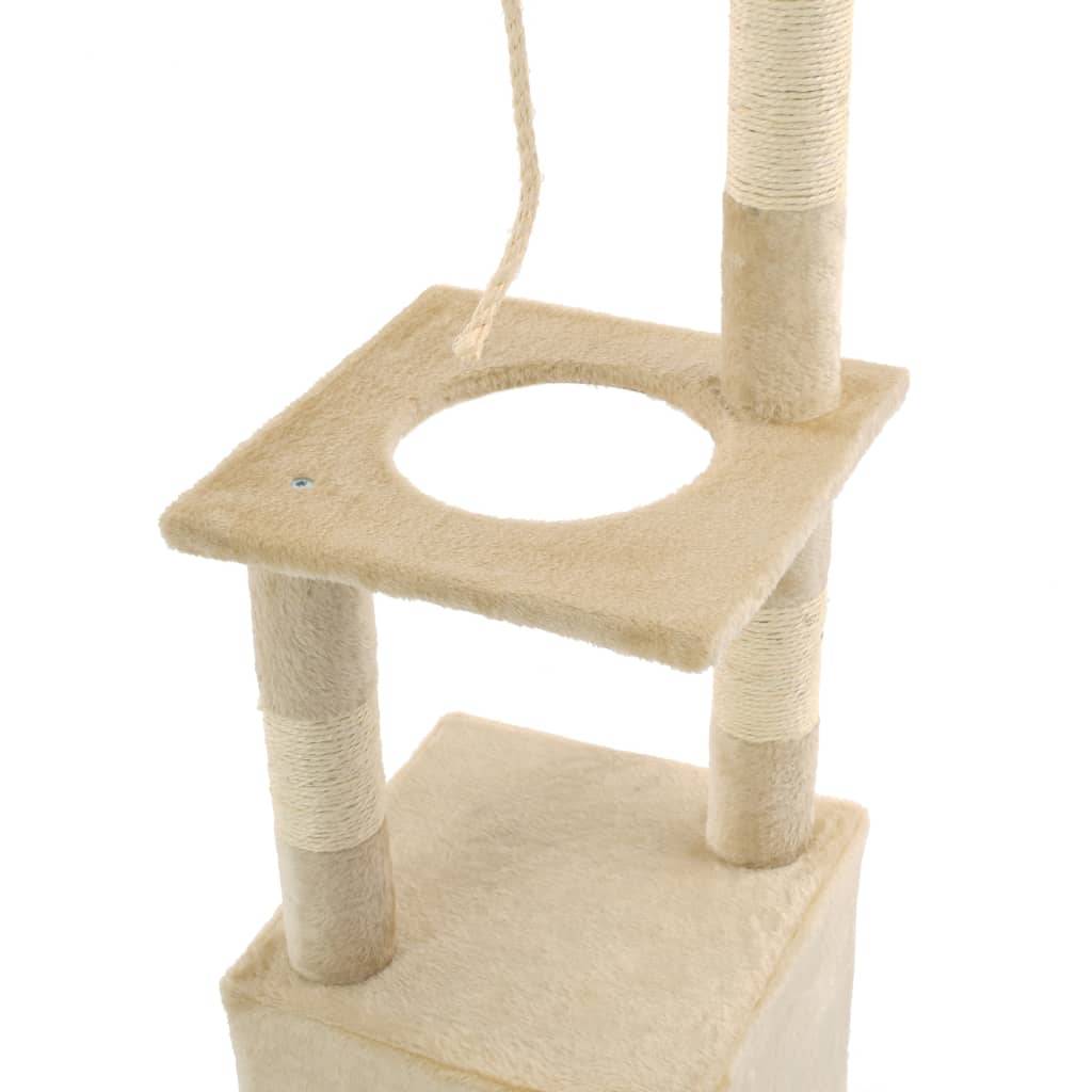 Vidaxl - Arbre à chat avec griffoirs en sisal 109 cm Beige vidaXL 170604 - Imagen 4