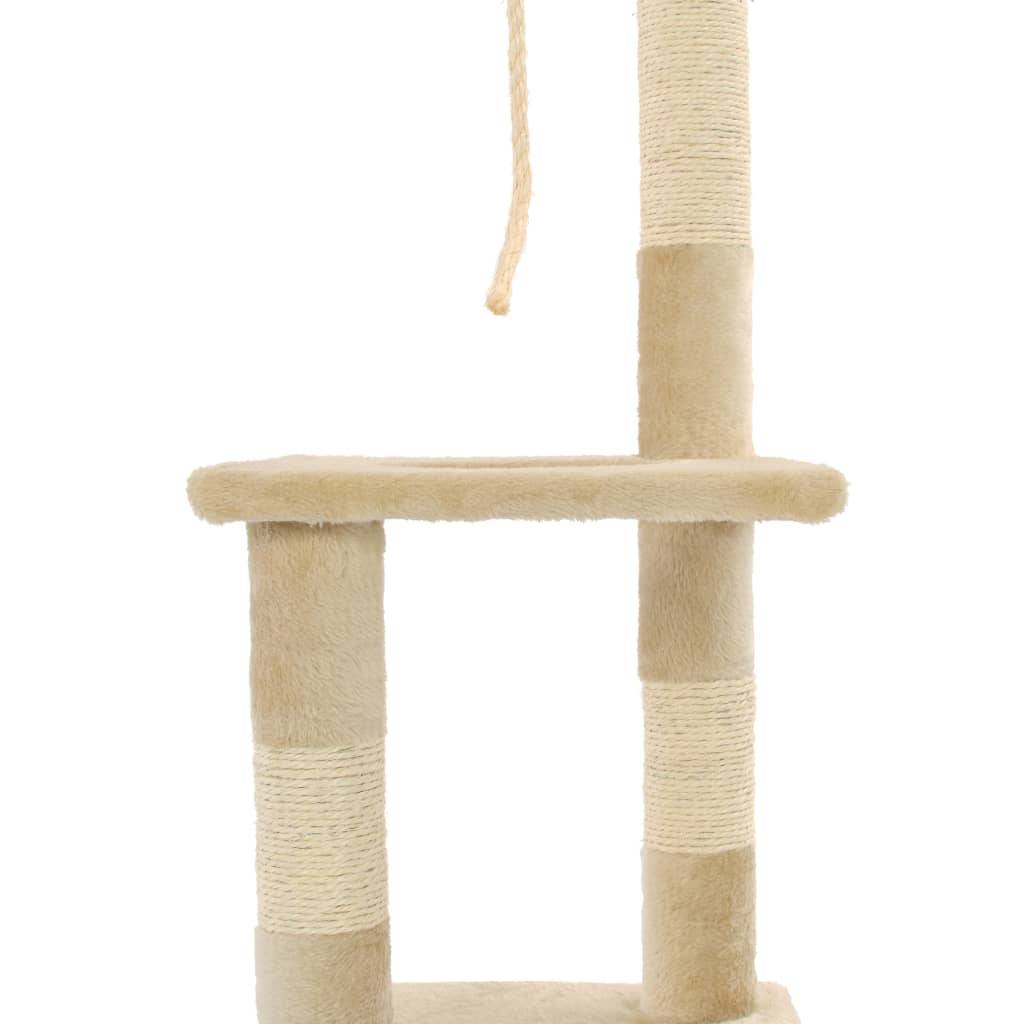 Vidaxl - Arbre à chat avec griffoirs en sisal 109 cm Beige vidaXL 170604 - Imagen 5