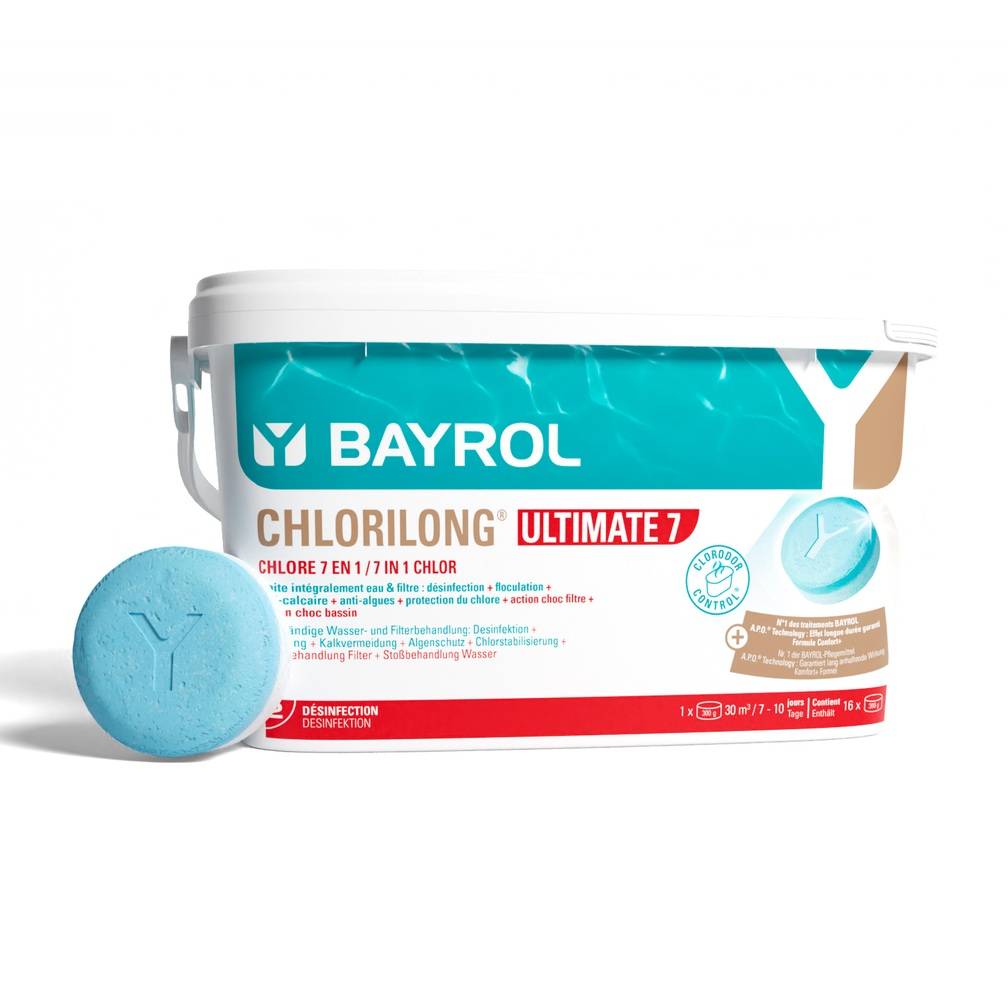 Chlore multifonctions Bayrol Chlorilong ULTIMATE 7 - 4,8 kg - Imagen 2