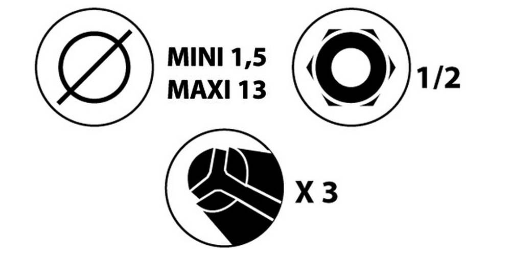 KIT MANDRIN + CLE + ADAPTATEUR SDS PERFORATEUR - 913.003 - LEMAN - Imagen 5